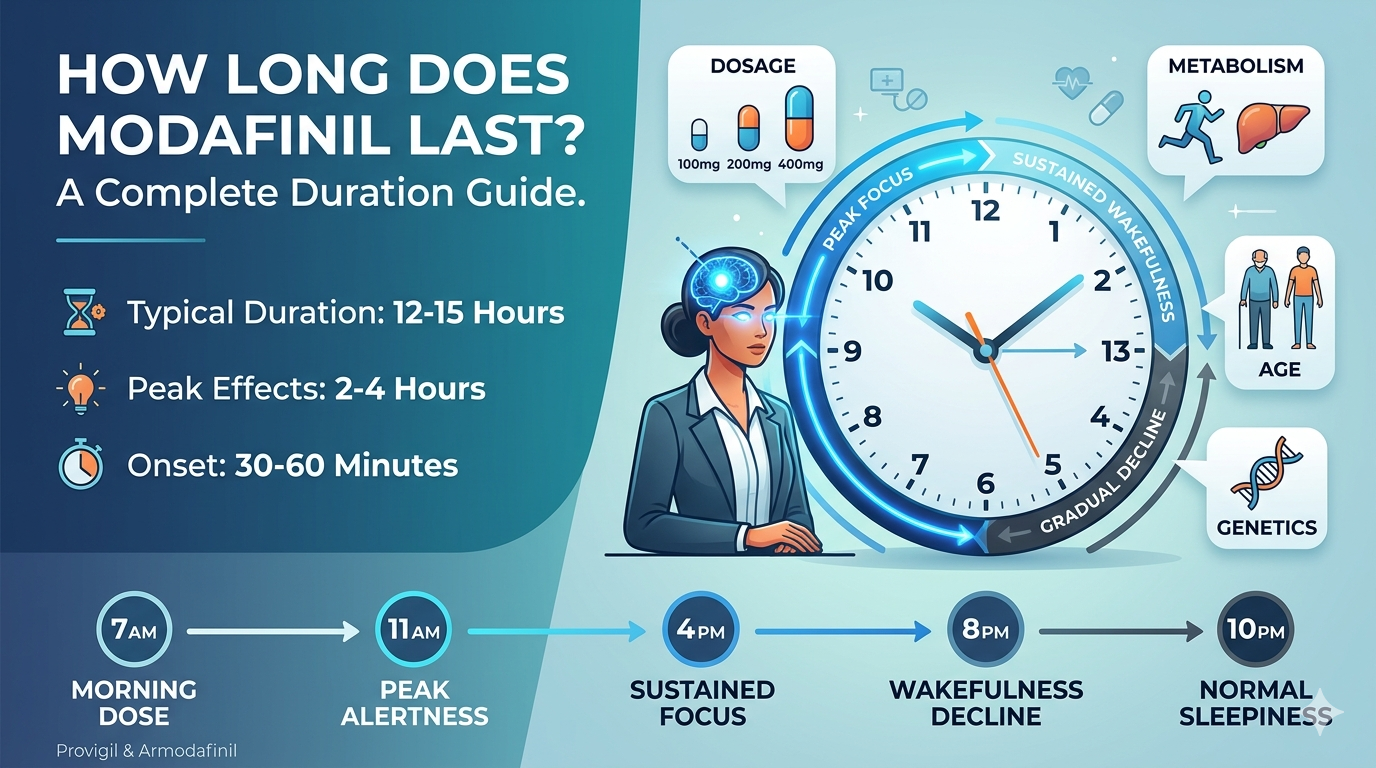 How Long Does Modafinil Last